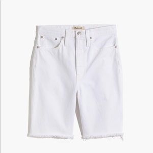 Madewell high rise shorts